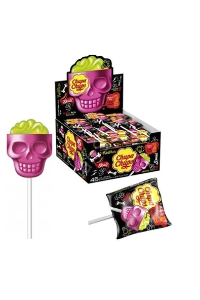 Chupa Chups 3d Skull Şekerleme 25 Adet 15g ürün görseli 1