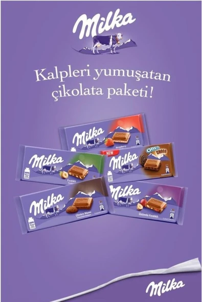 Milka Lezzet Paketi (5 Adet Tablet Çikolata) ürün görseli 1