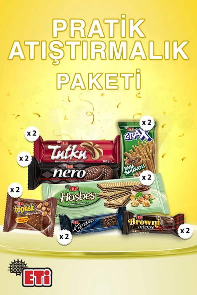 Eti Pratik Atıştırmalık Paketi ürün görseli 1