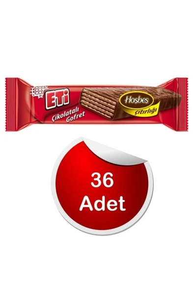 Eti Çikolatalı Gofret 36 Adet X 34gr. ürün görseli 1