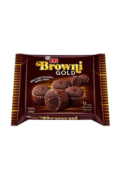 Eti Browni Gold Mini Kakaolu 180 gr - Resim 2
