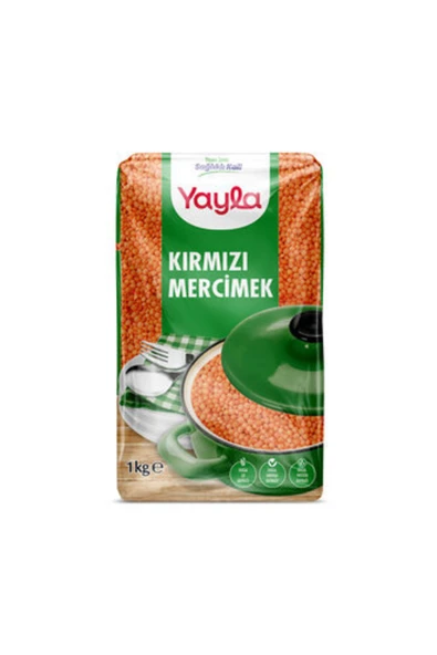 Yayla Kırmızı Mercimek 1 Kg ( 4 Adet ) ürün görseli 1