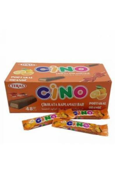 CİNOX Cino Çikolata Portakallı 1 Kutu 48 Adet ürün görseli 1
