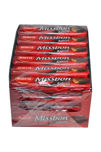 Missbon Kent Kahve Aromalı Bonbon 43gr X 24 Adet ürün görseli 1