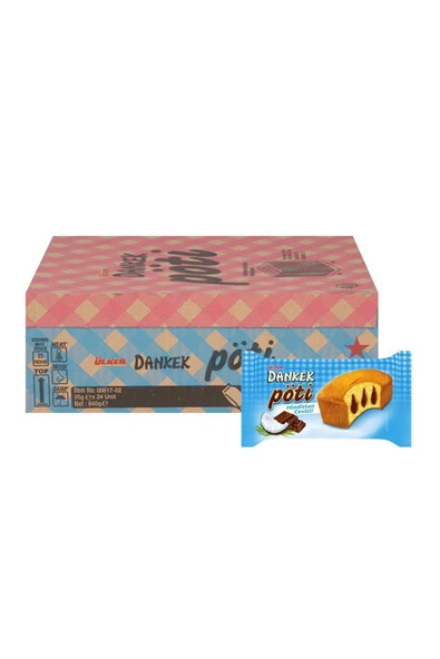 Ülker Dankek Pöti Muffin Kek Hindistan Cevizli 35 g x 24 Adet ürün görseli 1