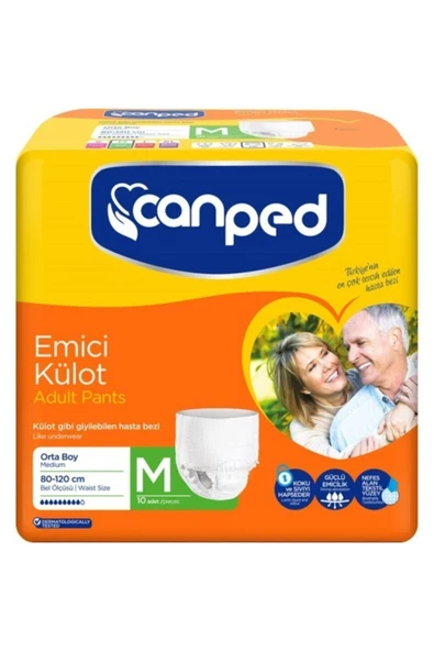 Canped Emici Külot Hasta Bezi Orta Boy M 8'li ürün görseli 1