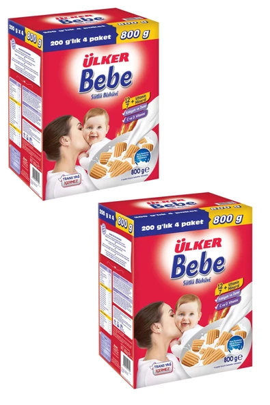 Ülker Bebe Bisküvisi 2 Adet X 800 Gr ürün görseli 1
