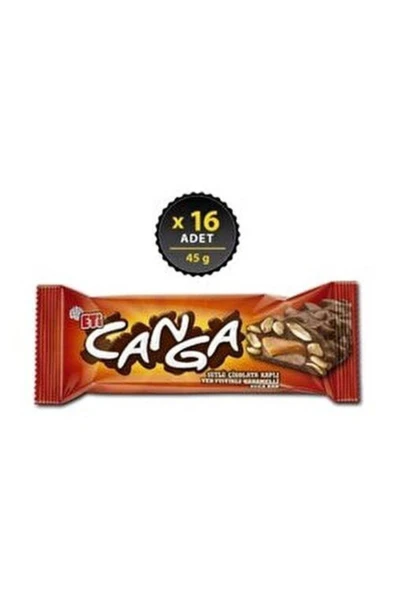 Eti Canga Yer Fıstıklı Bar 16 Adet ürün görseli 1