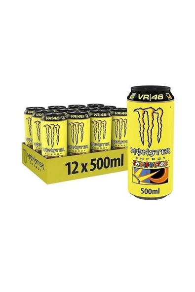 Monster Energy Monster Vr46 The Doctor Energy Drink 12 X 500 ml ürün görseli 1