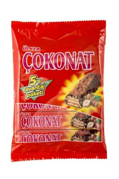 Ülker Çokonat Çikolatalı Gofret 5'li Paket 120 gr ürün görseli 1