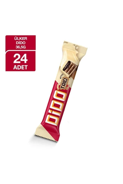 Ülker Dido Trio Beyaz Çikolatalı Gofret 37 Gr X 24 Adet ürün görseli 1