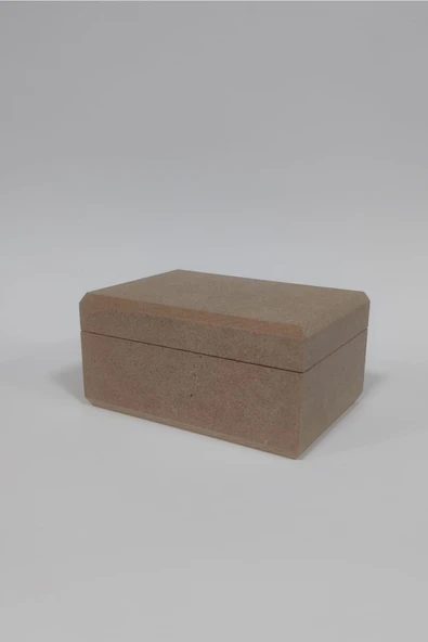 Yıldız Hobi Kırtasiye Boyanabilir Ham Mdf Dikdörtgen Kutu (13x9x6.5 Cm) ürün görseli 1