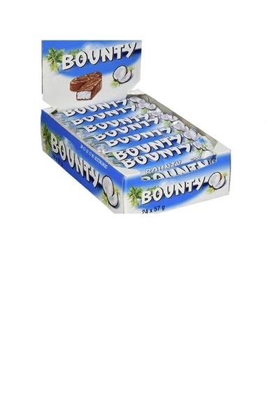 Bounty Hindistan Cevizli Çikolata 57 G. X 24 Adet ürün görseli 1