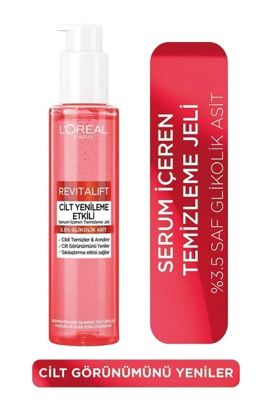 L'Oreal Paris L'Oréal Paris Revitalift Cilt Yenileme Etkili Temizleme Jeli 150 ml- Glikolik Asit ürün görseli 1