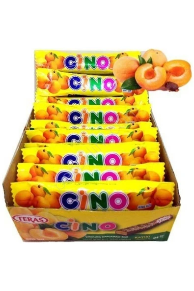 Teras Cino King Size Kayısılı Portakal Çikolata 20 Gr - 46 Ad Çikolata ürün görseli 1