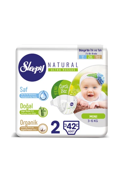 Sleepy Natural Jumbo Tekli 2 No Mini 42'li ürün görseli 1