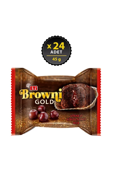 Eti Browni Gold Vişneli Kek 45 g x 24 Adet ürün görseli 1