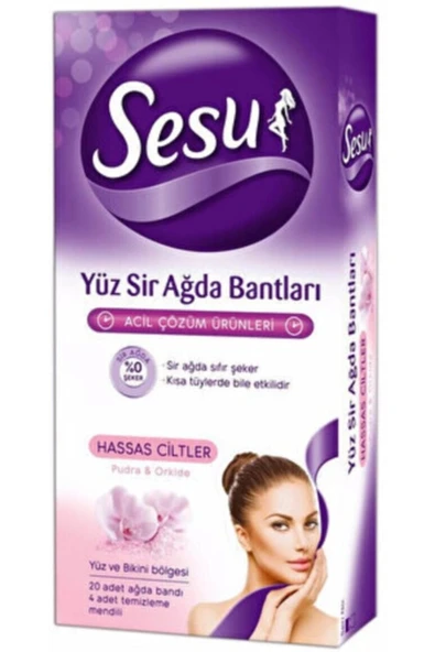 Sesu Yüz Sir Ağda Bantları ürün görseli 1