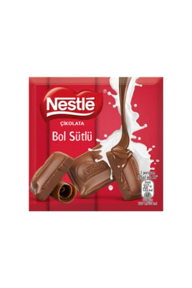 Nestle Sütlü Kare Çikolata 60 gr 6 Lı ürün görseli 1