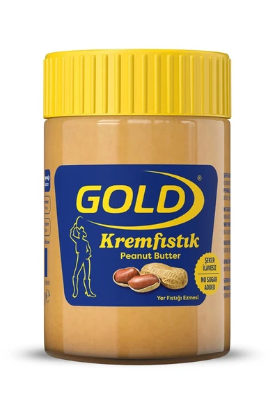 Gold Polmak Krem Fıstık Şekersiz 340 gr X 12 Adet ürün görseli 1
