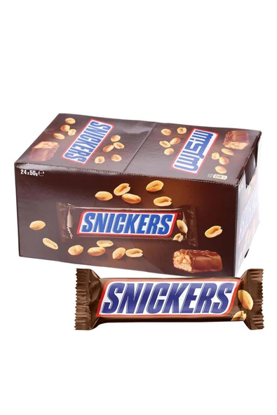 Snickers Çikolata Bar 50 g x 24 Adet ürün görseli 1