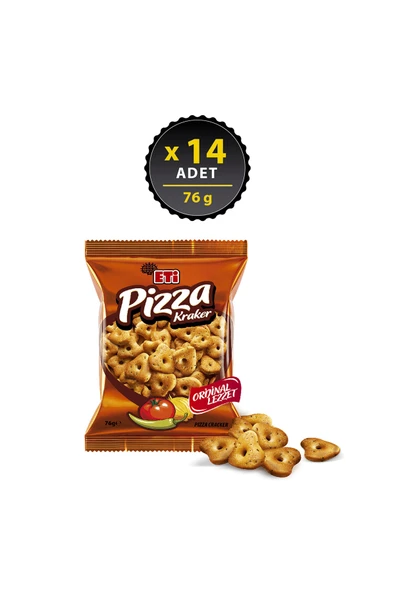 Eti Pizza Kraker 76 g x 14 Adet ürün görseli 1