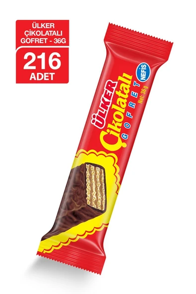 Ülker Çikolatalı Gofret 36 g (216 Adet) ürün görseli 1