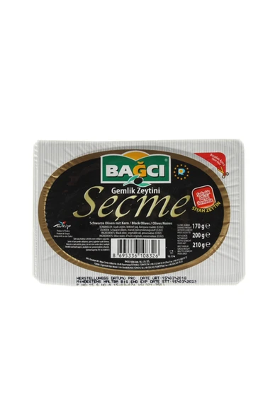 Bağcı Siyah Seçme Zeytin 200 gr ürün görseli 1