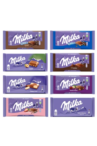 Milka Çikolata 8 Li Karma Paket ürün görseli 1