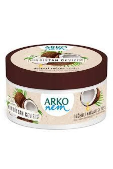 ARKO Değerli Yağlar El Ve Vücut Krem Hindistan Cevizi 250 ml ürün görseli 1
