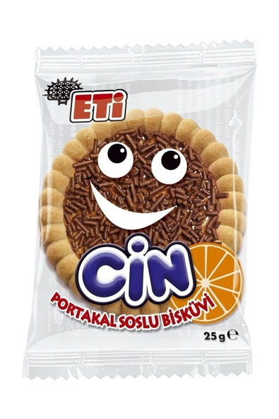 Eti Cin Tekli Çilekli 25 g x 18 Adet, Portakallı 25 g x 18 Adet ürün görseli 1
