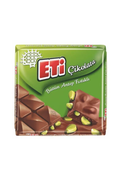 Eti Antep Fıstıklı Sütlü Çikolata 60 G * 1 Adet ürün görseli 1