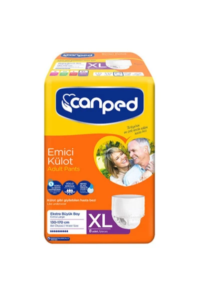 Canped Emici Külot Büyük Boy Hasta Bezi 7li Extra Large ürün görseli 1