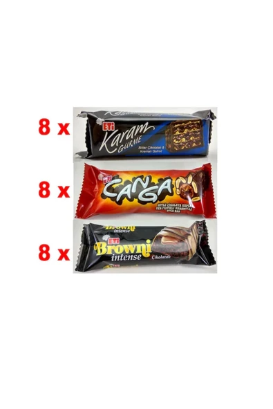 Eti Avantaj Paket Karam(8 ADET) Canga(8 ADET) Browni(8ADET) ürün görseli 1