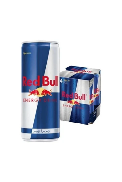 Red Bull Redbull Enerji Içeceği Redbull Energy Drink 4 Adet 4 Psc ürün görseli 1