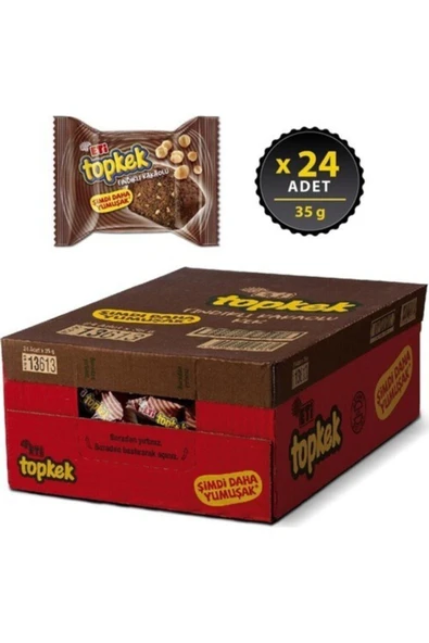 Eti Topkek Fındıklı Kakaolu 35 Gr X 24 Adet ürün görseli 1