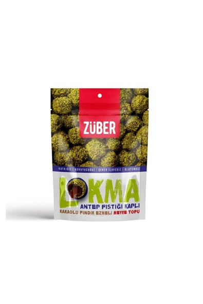 Çınar Collective Züber Lokma Organik Meyve Topları 96gr Antep Fıstıklı Çikolatalı ürün görseli 1