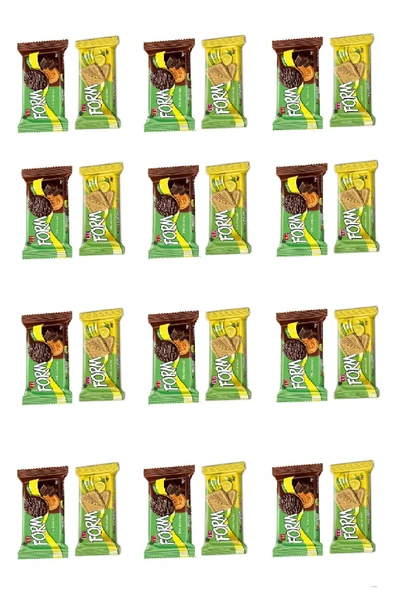 Eti Form Çikolata Kaplı Lifli Bisküvi 50 Gr X 12 Adet Limon Lifli Kepekli Bisküvi 50 G X 12 Adet ürün görseli 1