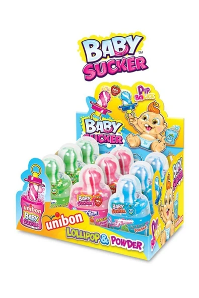 Unibon Baby Sucker Biberon Şeker 12li ürün görseli 1