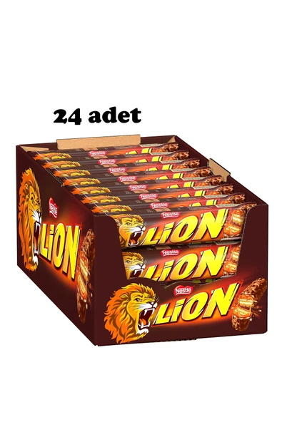Nestle Lion Single Bar Çikolatalı Çikolatalı Gofret (24 X 42 G) ürün görseli 1