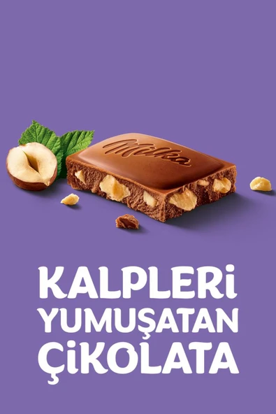 Milka Fındıklı Çikolata 80gr - 5 adet - Resim 3