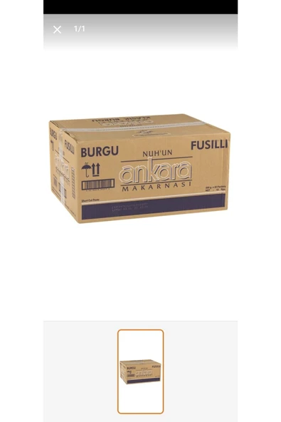 Nuh'un Ankara Burgu 500 Gr 20 Adet ürün görseli 1