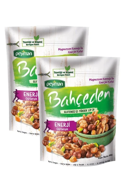 Peyman Bahçeden Enerji Çiğ Karışık Kuruyemiş 140 Gr X 2 Adet ürün görseli 1