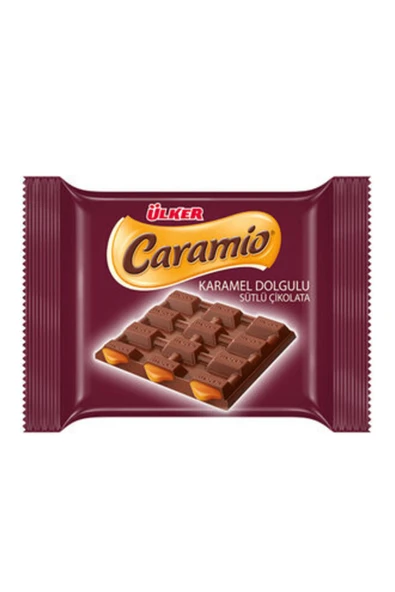 Ülker Caramio Karamelli Kare Çikolata 55 G 6 * Adet ürün görseli 1