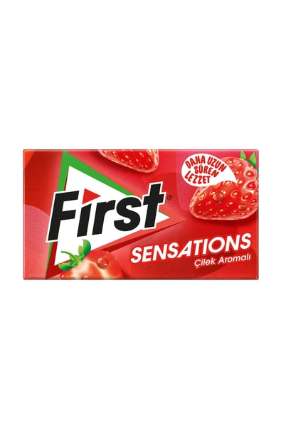 First Sensations Çilek Aromalı Sakız 27 Gr ürün görseli 1