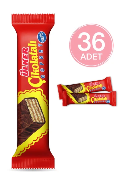 Ülker Çikolatalı Gofret 36 Gr X 36 Adet ürün görseli 1