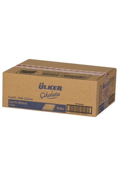 Ülker Çikolata Fındıklı Kare 65 G 36 Adet ürün görseli 1