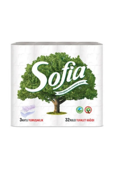 Sofia J-60 Sofıa 500838 32'li Beyaz Tuvalet Kağıdı Üç Katlı ürün görseli 1