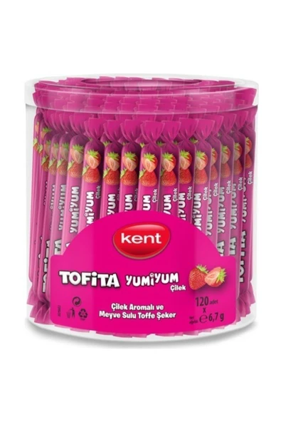 Olips Kent Tofita Yumiyum Çilek 120'li Kutu ürün görseli 1