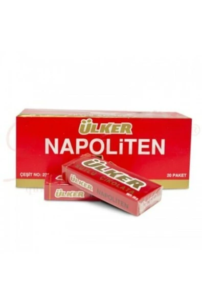 Ülker Napoliten 33 gr Sütlü Çikolata 20 Adet ürün görseli 1